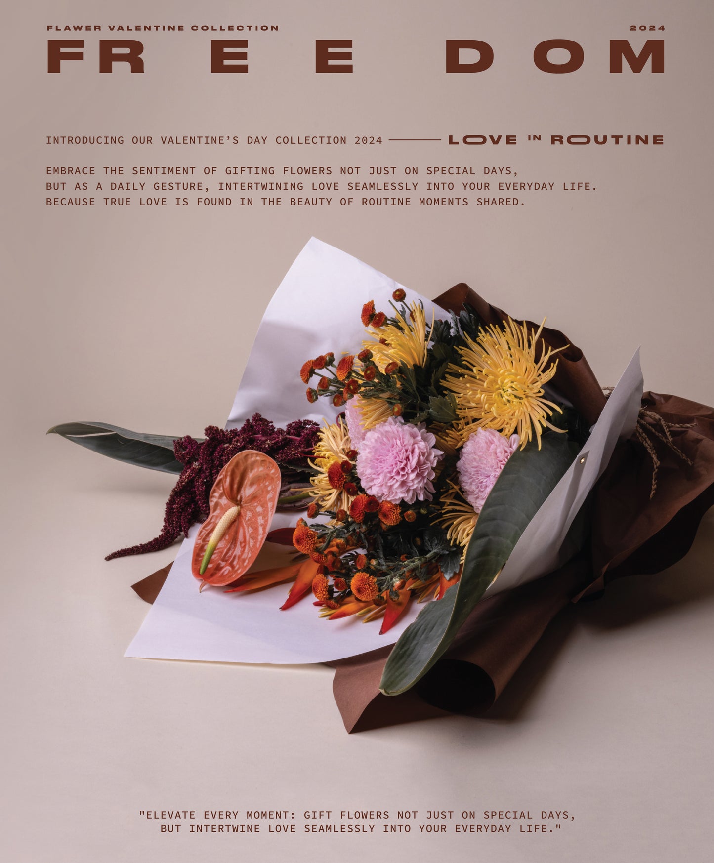 Freedom (Bespoke floral design)