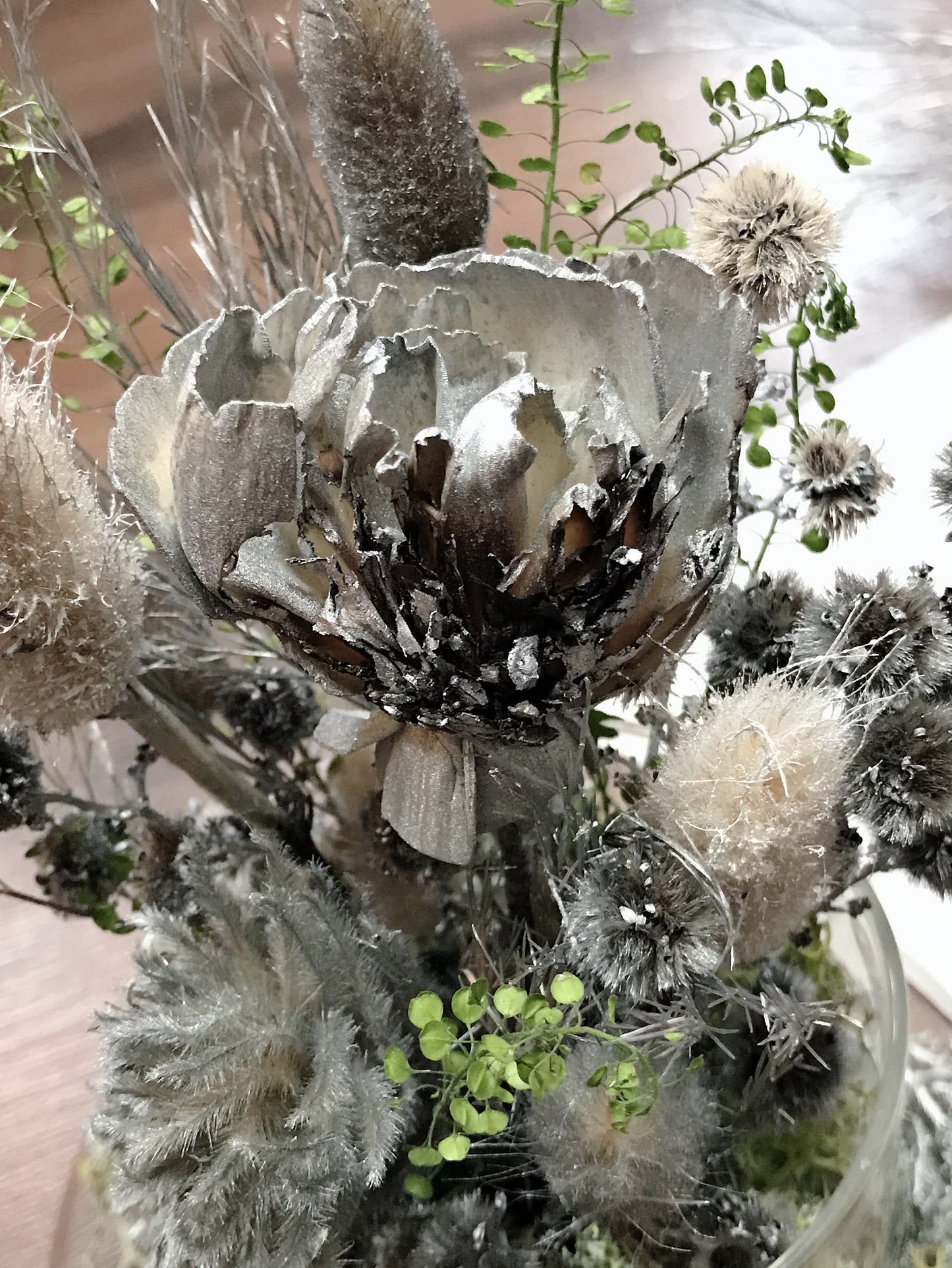 Chrome Silver Bell Jar (M)