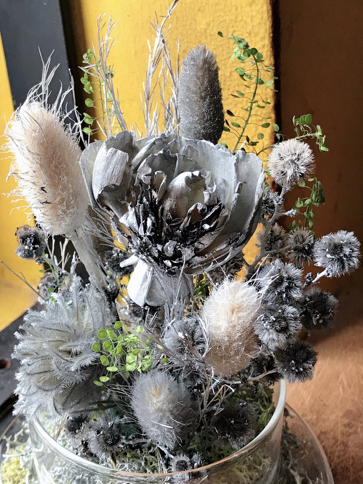 Chrome Silver Bell Jar (M)