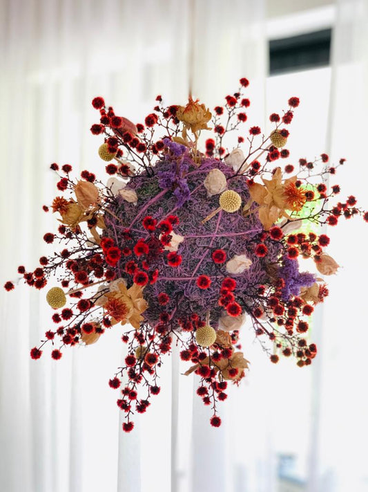 Virus Flawer Ball with Lamp Stand