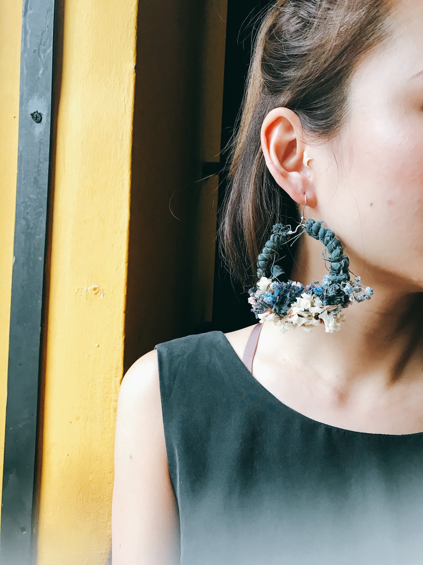 Design Dried Flawer Earring